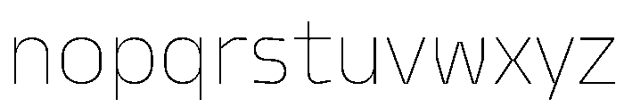 PPModelSans Thin Instance Font LOWERCASE