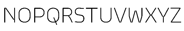 PPModelSans Ultralight Instance Font UPPERCASE