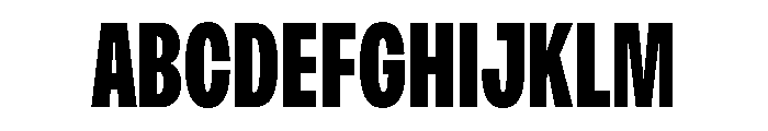 PPMonument CondensedBlack Instance Font UPPERCASE