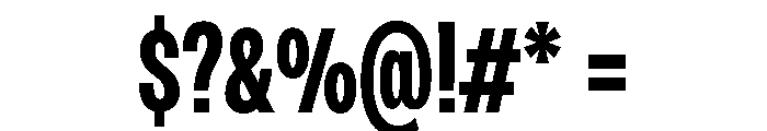 PPMonument CondensedBold Instance B2822a2c Font OTHER CHARS