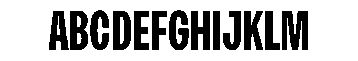 PPMonument CondensedBold Instance B2822a2c Font UPPERCASE