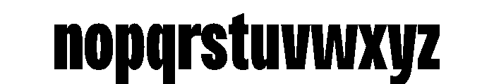 PPMonument CondensedHeavy Instance 14406f21 Font LOWERCASE
