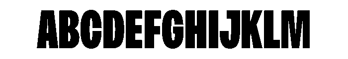 PPMonument CondensedHeavy Instance Font UPPERCASE
