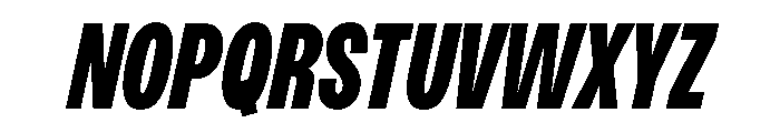 PPMonument CondensedItalicBlack Instance 64bdab06 Font UPPERCASE