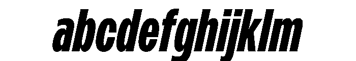 PPMonument CondensedItalicBlack Instance 64bdab06 FONT