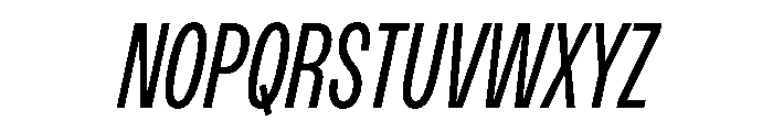 PPMonument CondensedItalicBook Instance 4b254294 Font UPPERCASE