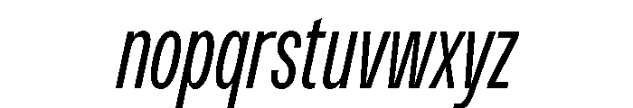 PPMonument CondensedItalicBook Instance Font LOWERCASE