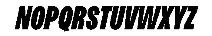 PPMonument CondensedItalicHeavy Instance Font UPPERCASE