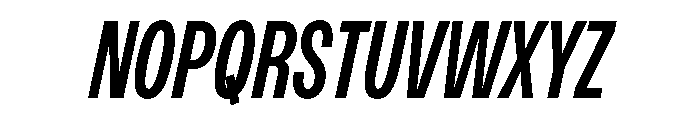 PPMonument CondensedItalicMedium Instance Font UPPERCASE