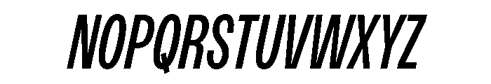 PPMonument CondensedItalicRegular Instance Font UPPERCASE