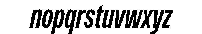 PPMonument CondensedItalicSemibold Instance 4a4db1a6 Font LOWERCASE