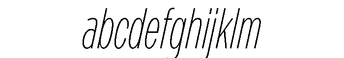 PPMonument CondensedItalicThin Instance FONT