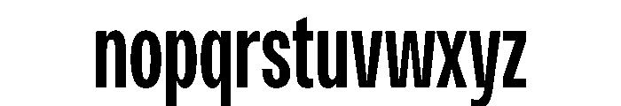PPMonument CondensedSemibold Instance 96c02f4c Font LOWERCASE
