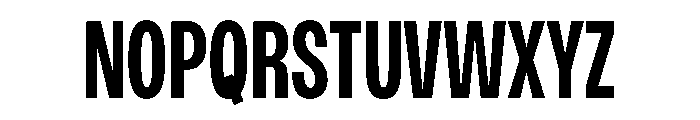 PPMonument CondensedSemibold Instance Font UPPERCASE