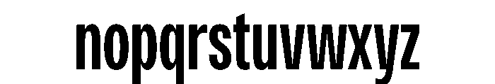 PPMonument CondensedSemibold Instance Font LOWERCASE