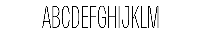 PPMonument CondensedThin Instance A1288ba2 Font UPPERCASE