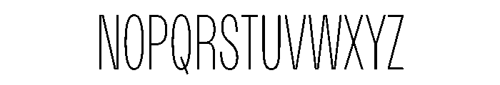 PPMonument CondensedThin Instance Font UPPERCASE