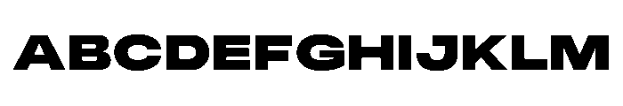 PPMonument ExtendedHeavy Instance Font UPPERCASE