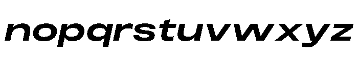 PPMonument ExtendedItalicBold Instance Cc3b59ee Font LOWERCASE