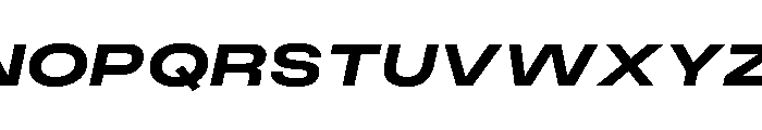 PPMonument ExtendedItalicBold Instance Font UPPERCASE