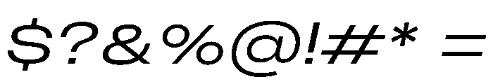 PPMonument ExtendedItalicBook Instance 6682d58f Font OTHER CHARS