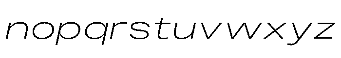 PPMonument ExtendedItalicLight Instance Font LOWERCASE
