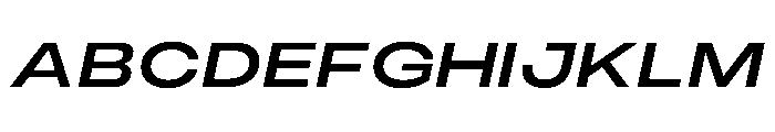 PPMonument ExtendedItalicMedium Instance Font UPPERCASE