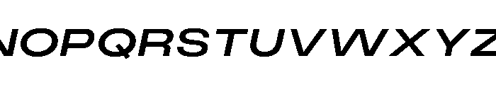PPMonument ExtendedItalicMedium Instance Font UPPERCASE