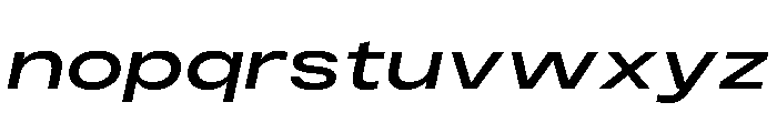 PPMonument ExtendedItalicMedium Instance Font LOWERCASE