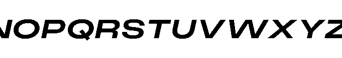 PPMonument ExtendedItalicSemibold Instance 17aa53cd Font UPPERCASE