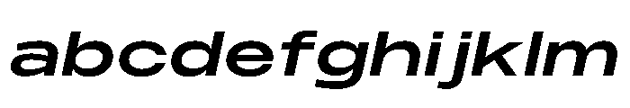 PPMonument ExtendedItalicSemibold Instance FONT