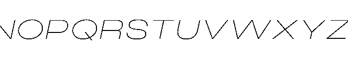 PPMonument ExtendedItalicThin Instance B780e1bc Font UPPERCASE