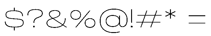 PPMonument ExtendedThin Instance Ea964e2a Font OTHER CHARS