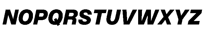 PPMonument ItalicBlack Instance Font UPPERCASE