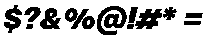 PPMonument ItalicHeavy Instance Font OTHER CHARS
