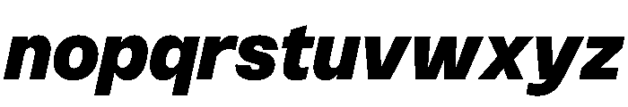 PPMonument ItalicHeavy Instance Font LOWERCASE