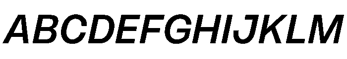 PPMonument ItalicMedium Instance Font UPPERCASE