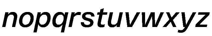 PPMonument ItalicMedium Instance Font LOWERCASE