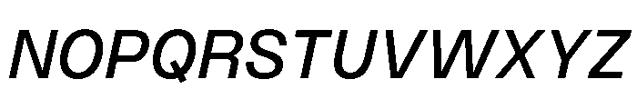 PPMonument ItalicRegular Instance Font UPPERCASE