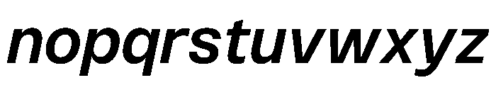 PPMonument ItalicSemibold Instance 3d353f5a Font LOWERCASE