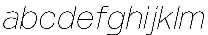 PPMonument ItalicThin Instance FONT