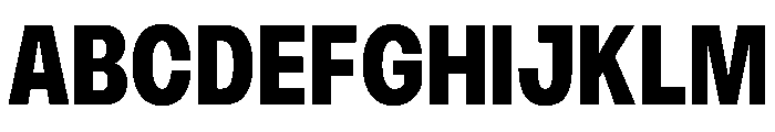 PPMonument NarrowBlack Instance Font UPPERCASE