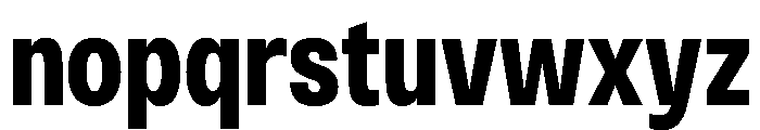 PPMonument NarrowBlack Instance Font LOWERCASE