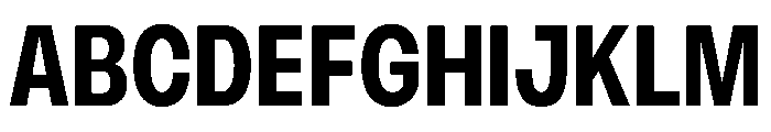 PPMonument NarrowBold Instance Font UPPERCASE