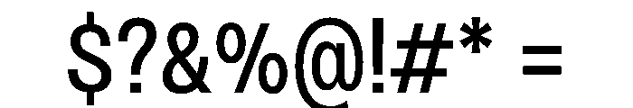 PPMonument NarrowRegular Instance Font OTHER CHARS