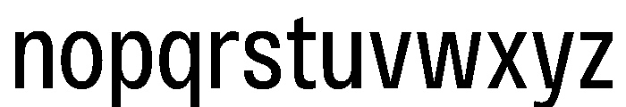 PPMonument NarrowRegular Instance Font LOWERCASE
