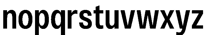 PPMonument NarrowSemiBold Instance Font LOWERCASE