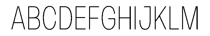 PPMonument NarrowThin Instance 0576d18f Font UPPERCASE