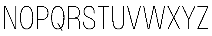 PPMonument NarrowThin Instance Font UPPERCASE