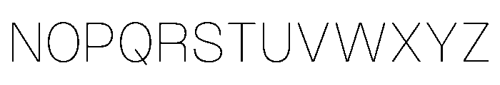 PPMonument Thin Instance Font UPPERCASE